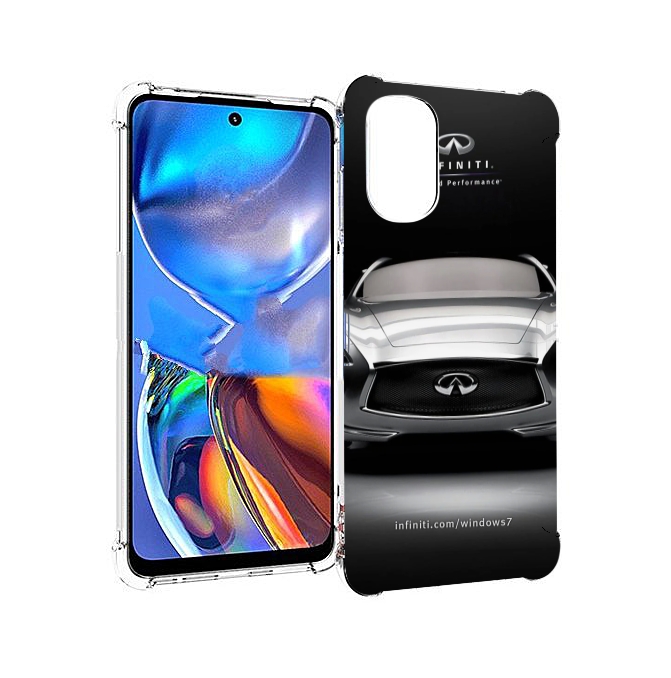 

Чехол MyPads infiniti-инфинити-1 для Motorola Moto E32, Прозрачный, Tocco