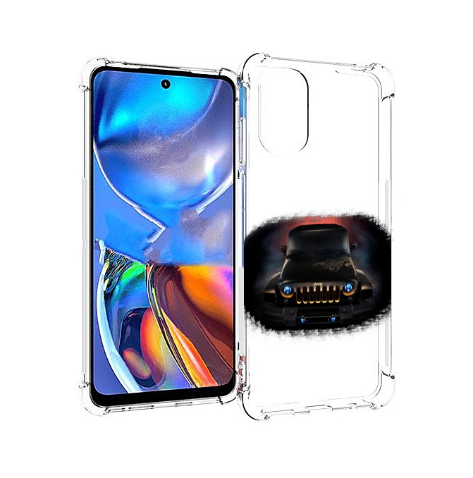 

Чехол MyPads jeep джип 2 для Motorola Moto E32, Прозрачный, Tocco