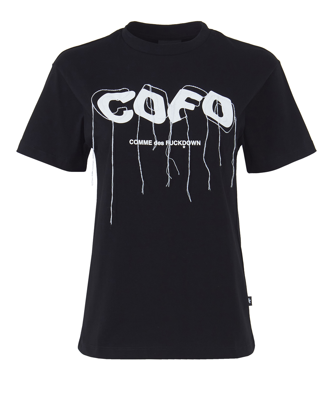 

Футболка женская COMME des FUCKDOWN CDFD1992 черная XS, Черный, CDFD1992