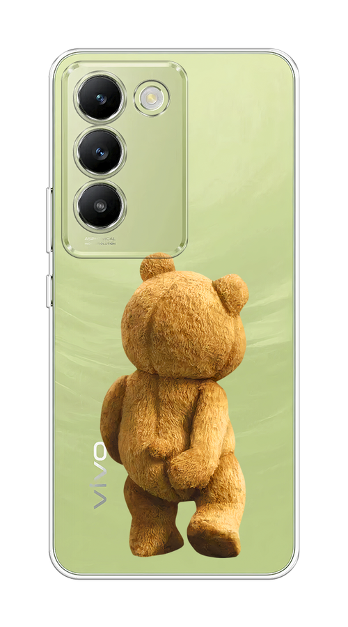 

Чехол на Vivo V30 lite 4G "Медвежья спина", Коричневый;прозрачный, 2610350-1