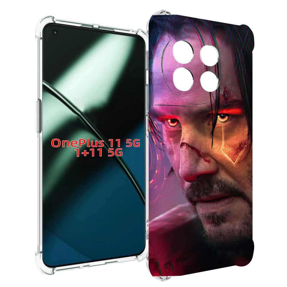 

Чехол MyPads cyberpunk 2077 Джонни Сильверхенд для OnePlus 11, Прозрачный, Tocco