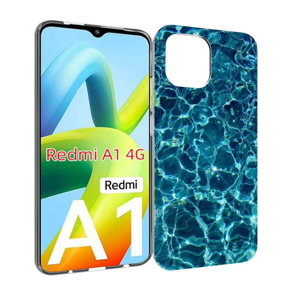 

Чехол MyPads красивая голубая вода для Xiaomi Redmi A1, Прозрачный, Tocco