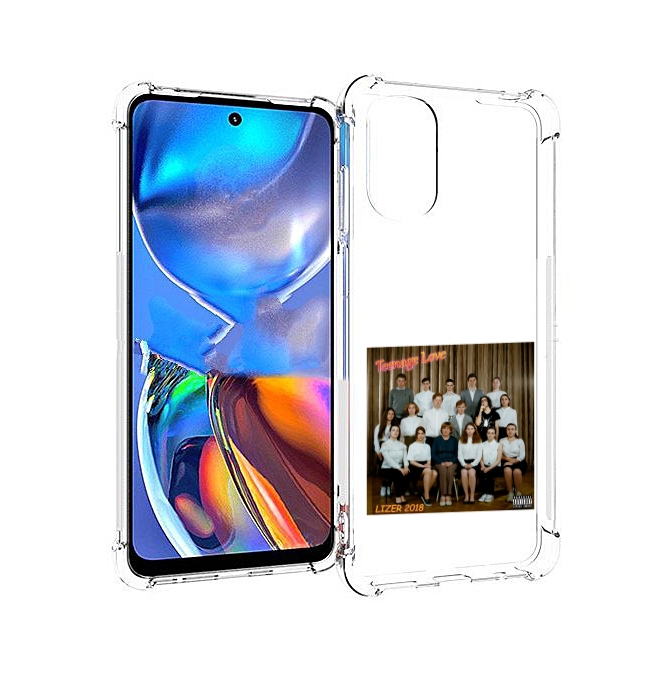 

Чехол MyPads Teenage Love LIZER для Motorola Moto E32, Прозрачный, Tocco