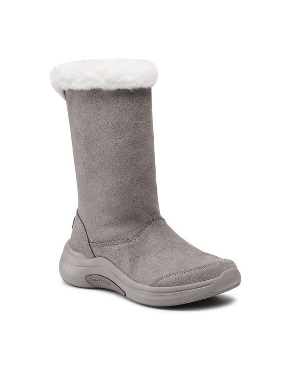 

Сапоги On The Go Midtown 144299/DKTP Skechers серый 39,5 EU, On The Go Midtown 144299/DKTP