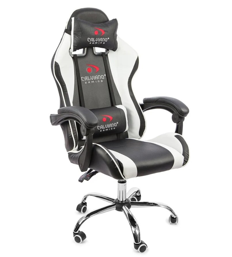 

Компьютерное кресло Calviano ULTIMATO black/white/black