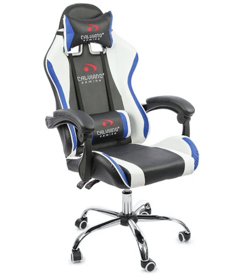 

Компьютерное кресло Calviano ULTIMATO black/white/blue