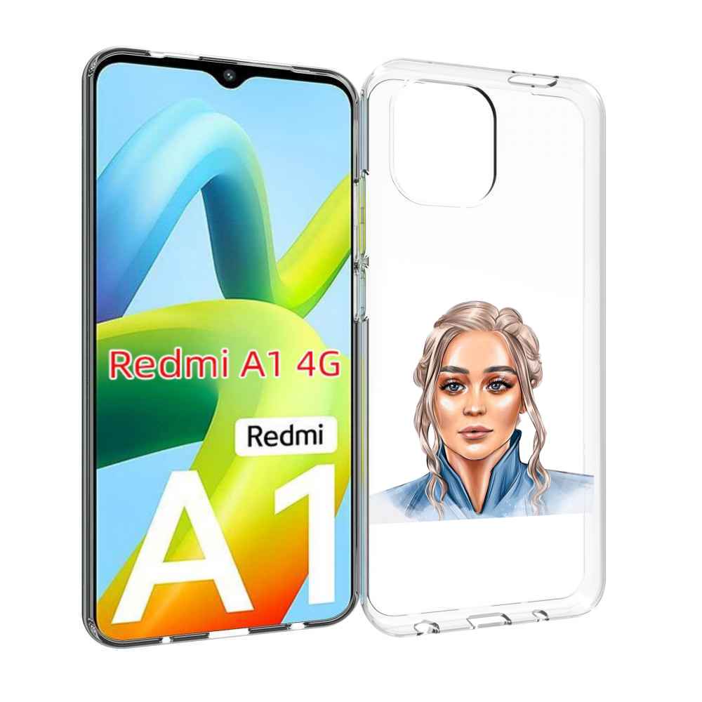 

Чехол MyPads красивая-нарисованная-девушка-блондинка женский для Xiaomi Redmi A1, Прозрачный, Tocco