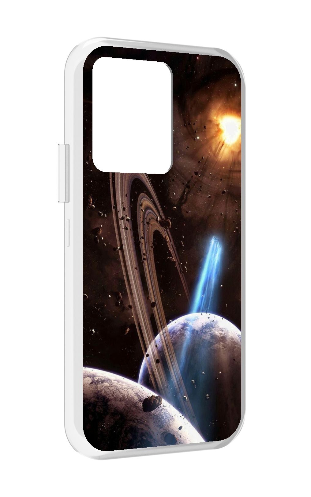 

Чехол MyPads сатурн в космосе для Vivo iQOO 10, Прозрачный, Tocco