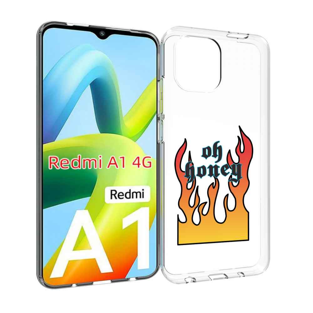 

Чехол MyPads красивое-пламя для Xiaomi Redmi A1, Прозрачный, Tocco