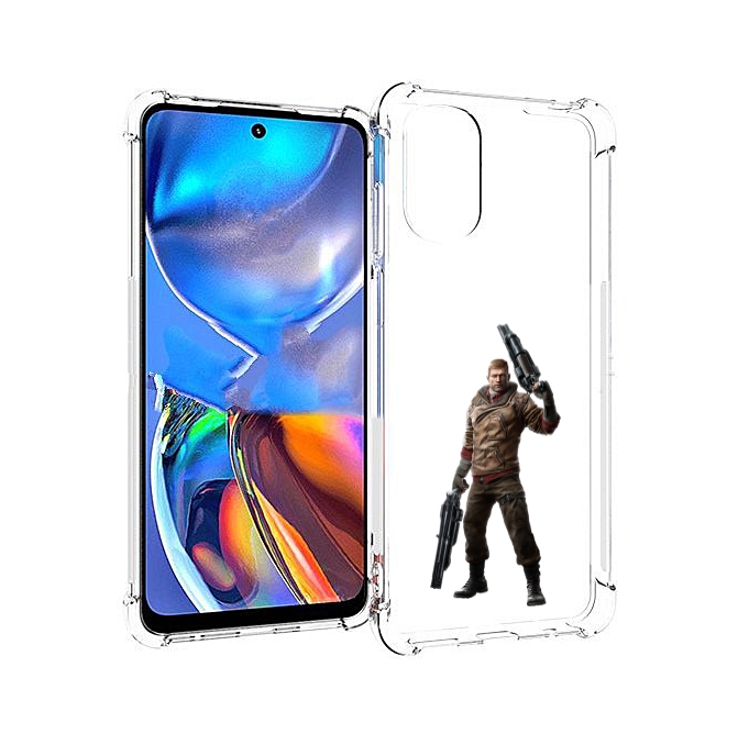 

Чехол MyPads Wolfenstein для Motorola Moto E32, Прозрачный, Tocco