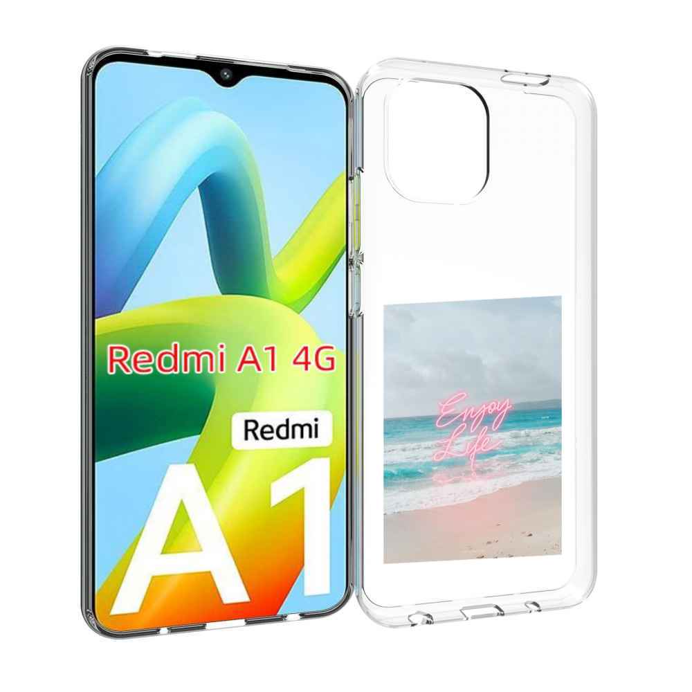 

Чехол MyPads красивый пляж для Xiaomi Redmi A1, Прозрачный, Tocco