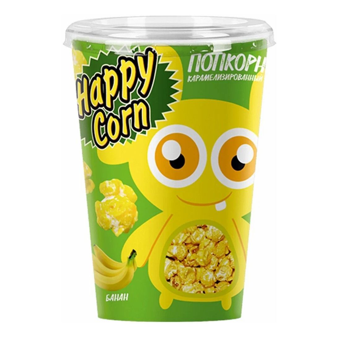 Попкорн Happy Corn Банан 100 г