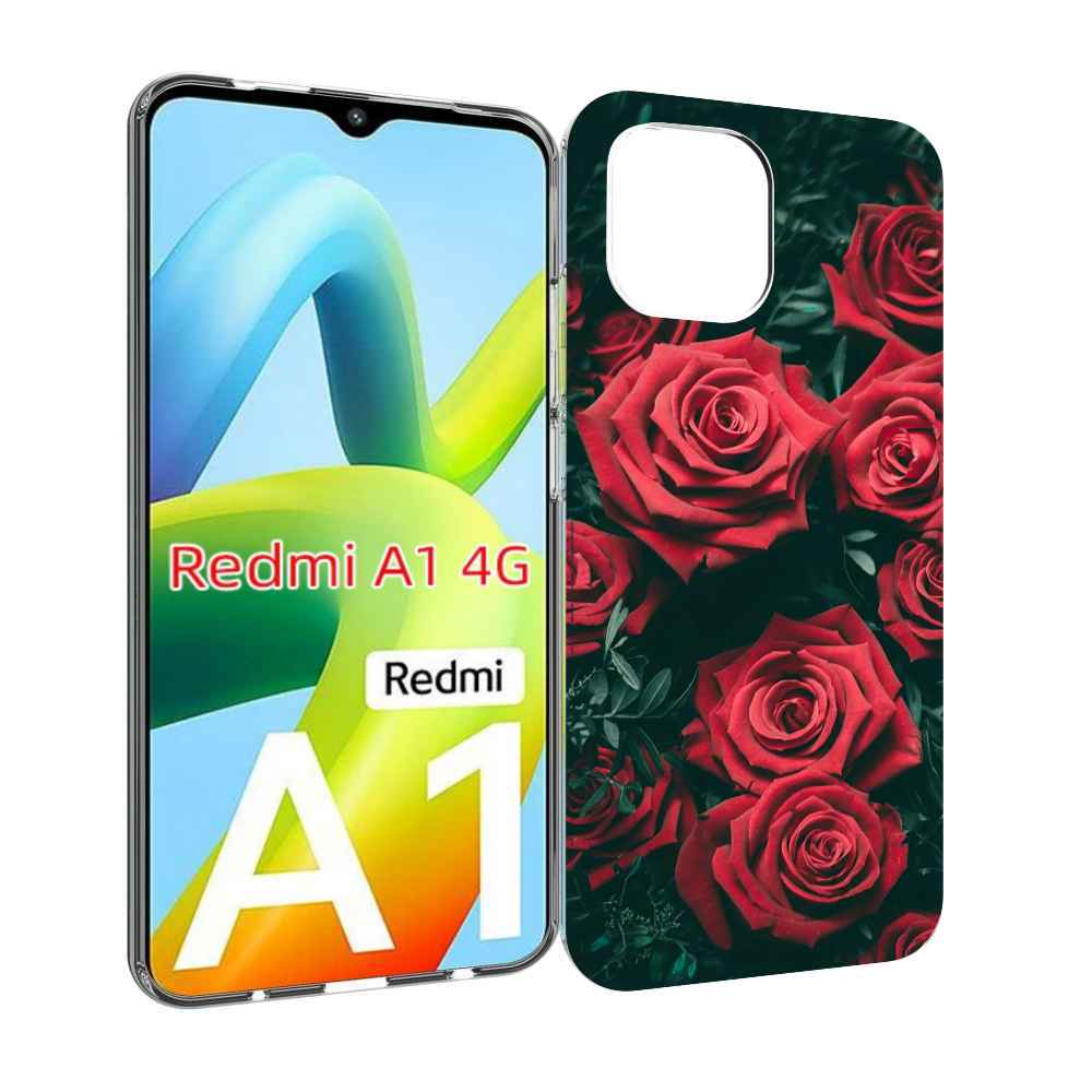 

Чехол MyPads красные-бархатные-розы для Xiaomi Redmi A1, Прозрачный, Tocco
