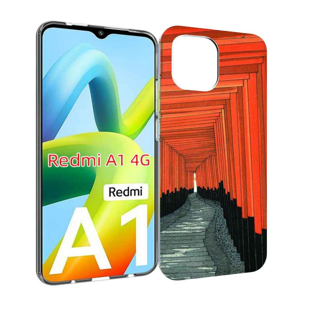 

Чехол MyPads красный коридор для Xiaomi Redmi A1, Прозрачный, Tocco