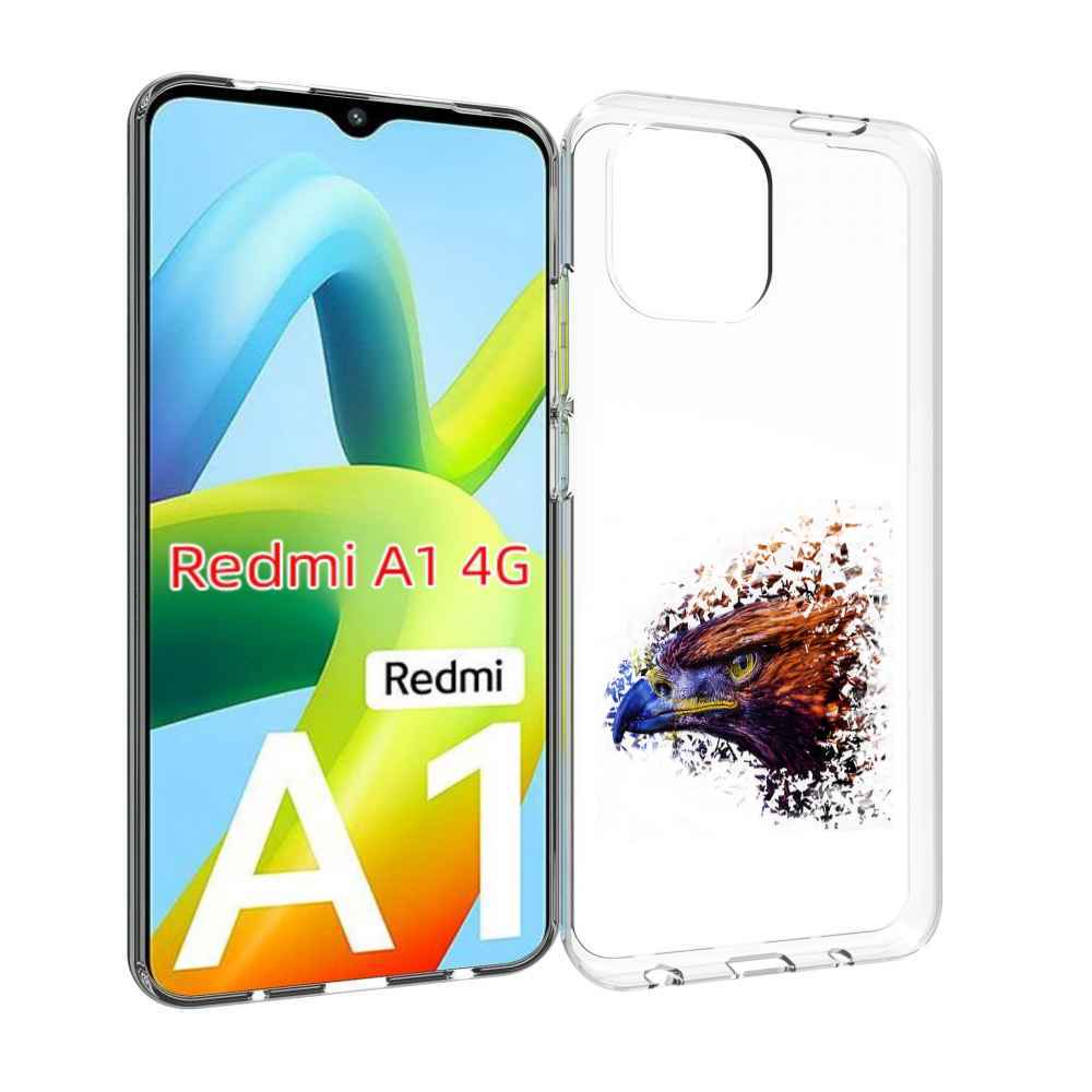 

Чехол MyPads красочный орел для Xiaomi Redmi A1, Прозрачный, Tocco