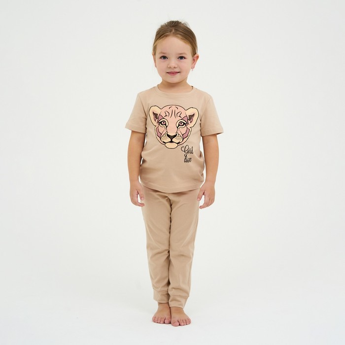 

Пижама детская KAFTAN П00000560, бежевый, 98, Lion