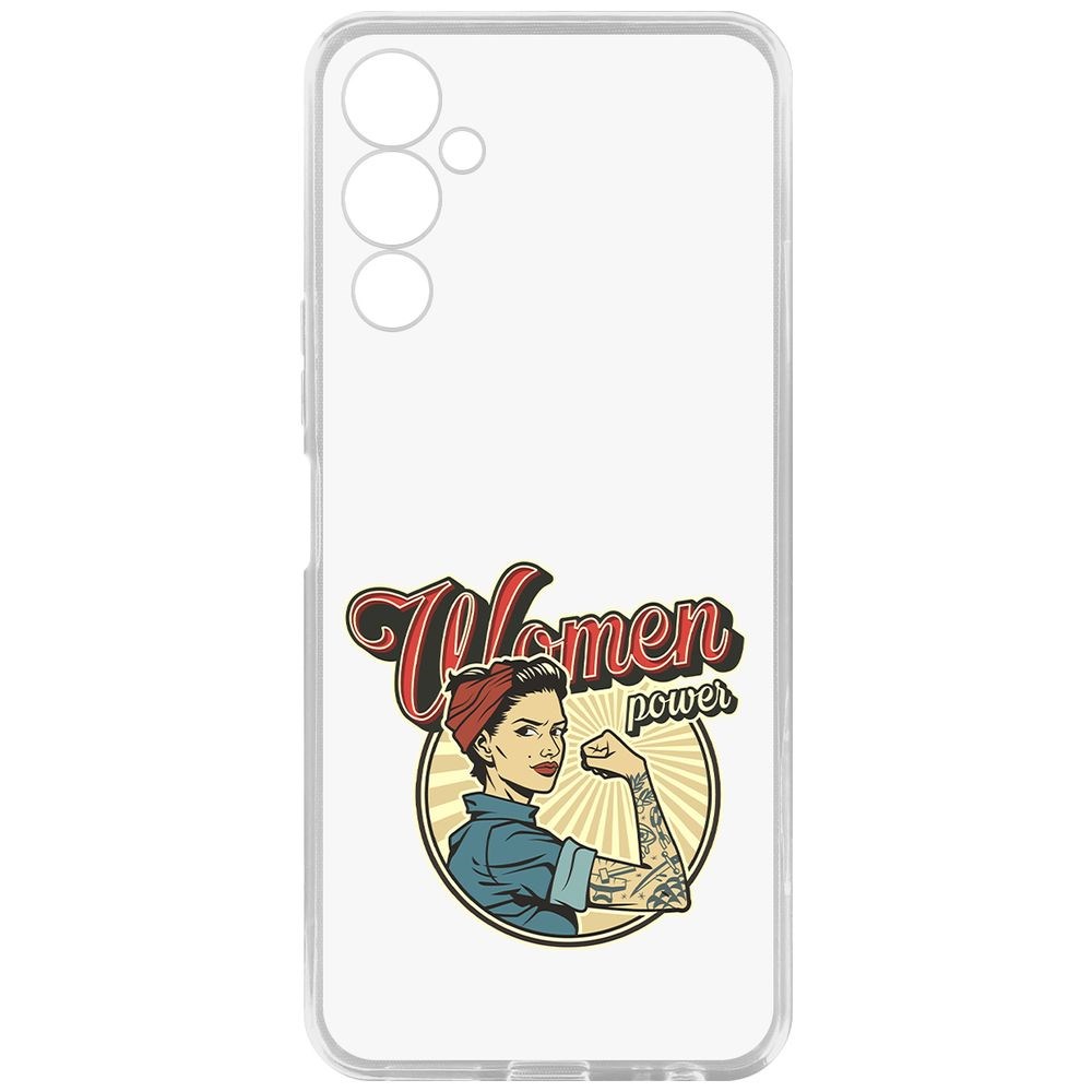 

Чехол-накладка Кейс Women Power для Tecno Pova 4, Прозрачный