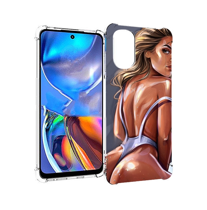 

Чехол MyPads craigos-art для Motorola Moto E32, Прозрачный, Tocco