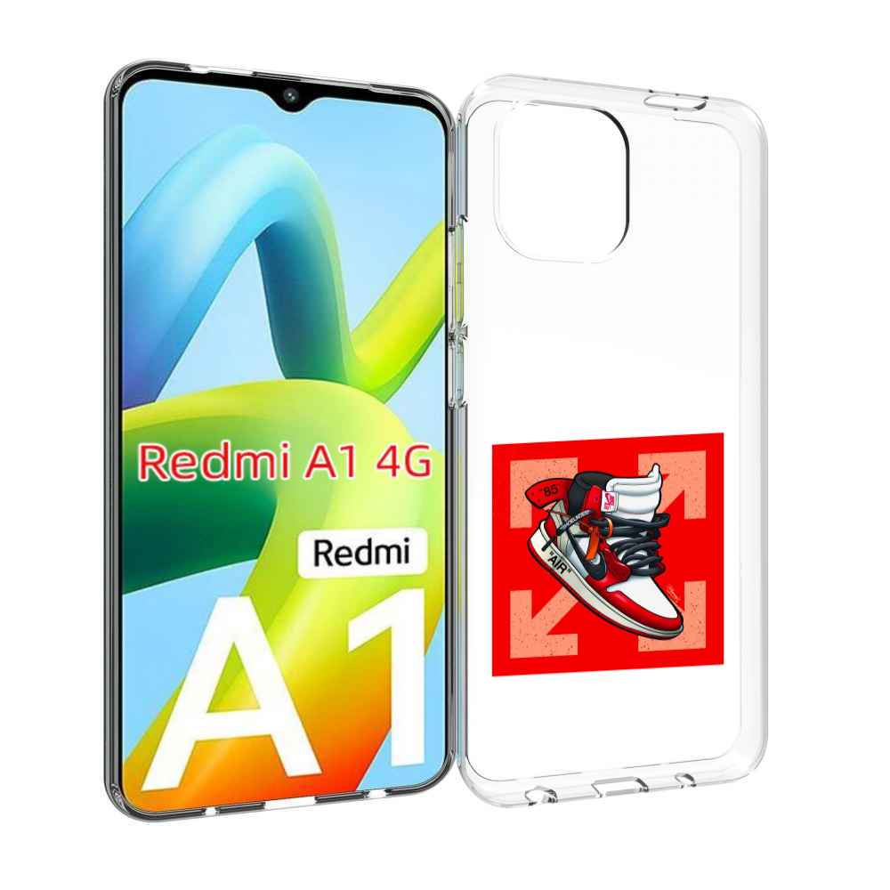Чехол MyPads кроссовок джордан офвайт для Xiaomi Redmi A1