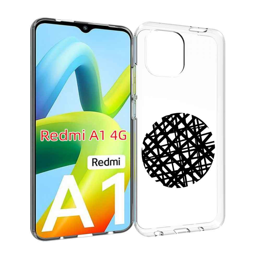 

Чехол MyPads круглая-абстракция для Xiaomi Redmi A1, Прозрачный, Tocco