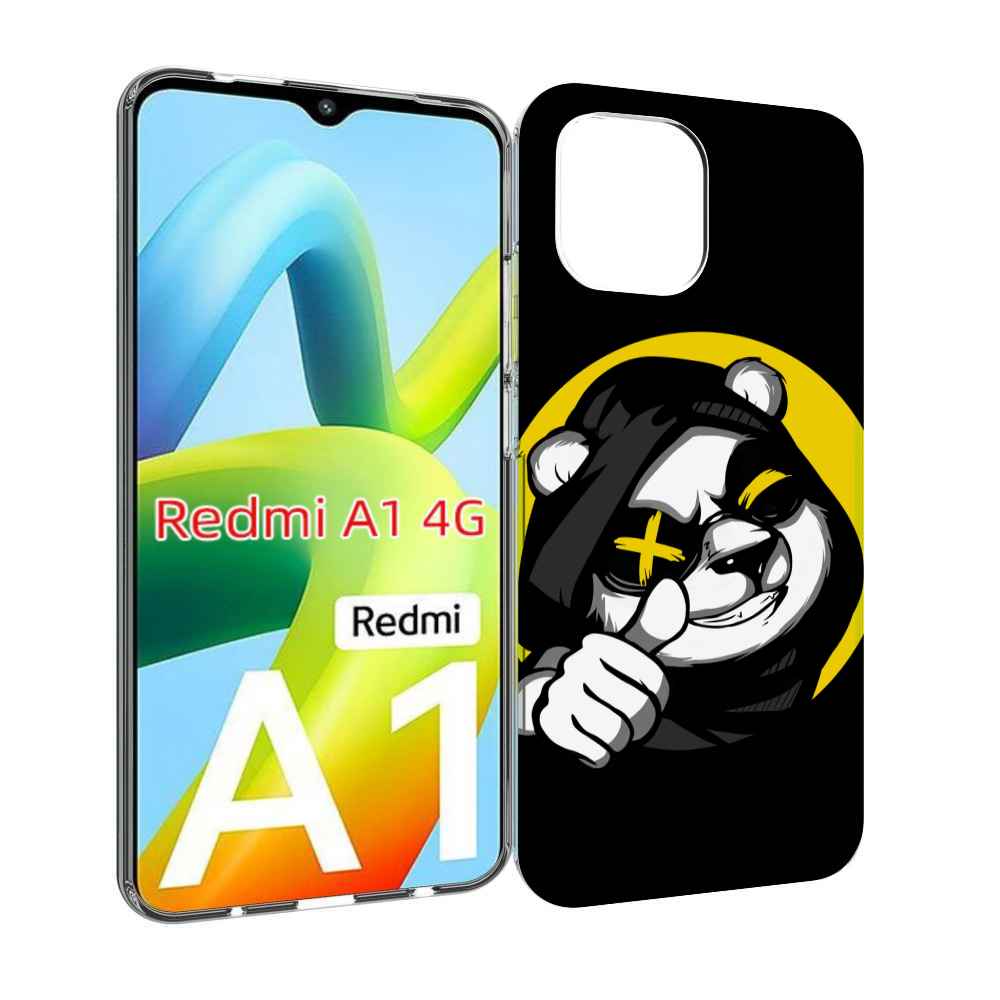 

Чехол MyPads крутая пандочка ок для Xiaomi Redmi A1, Прозрачный, Tocco
