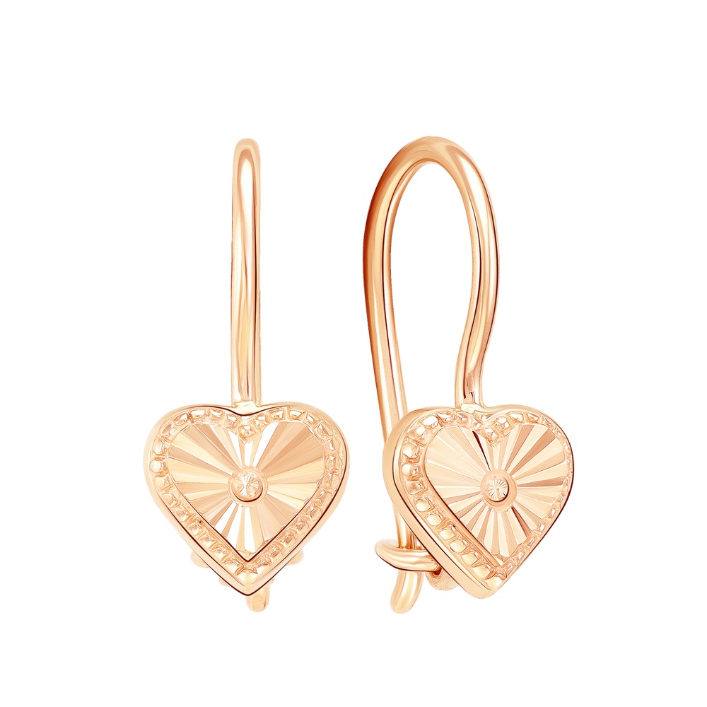 

Серьги из красного золота 585Gold 602001679, 602001679