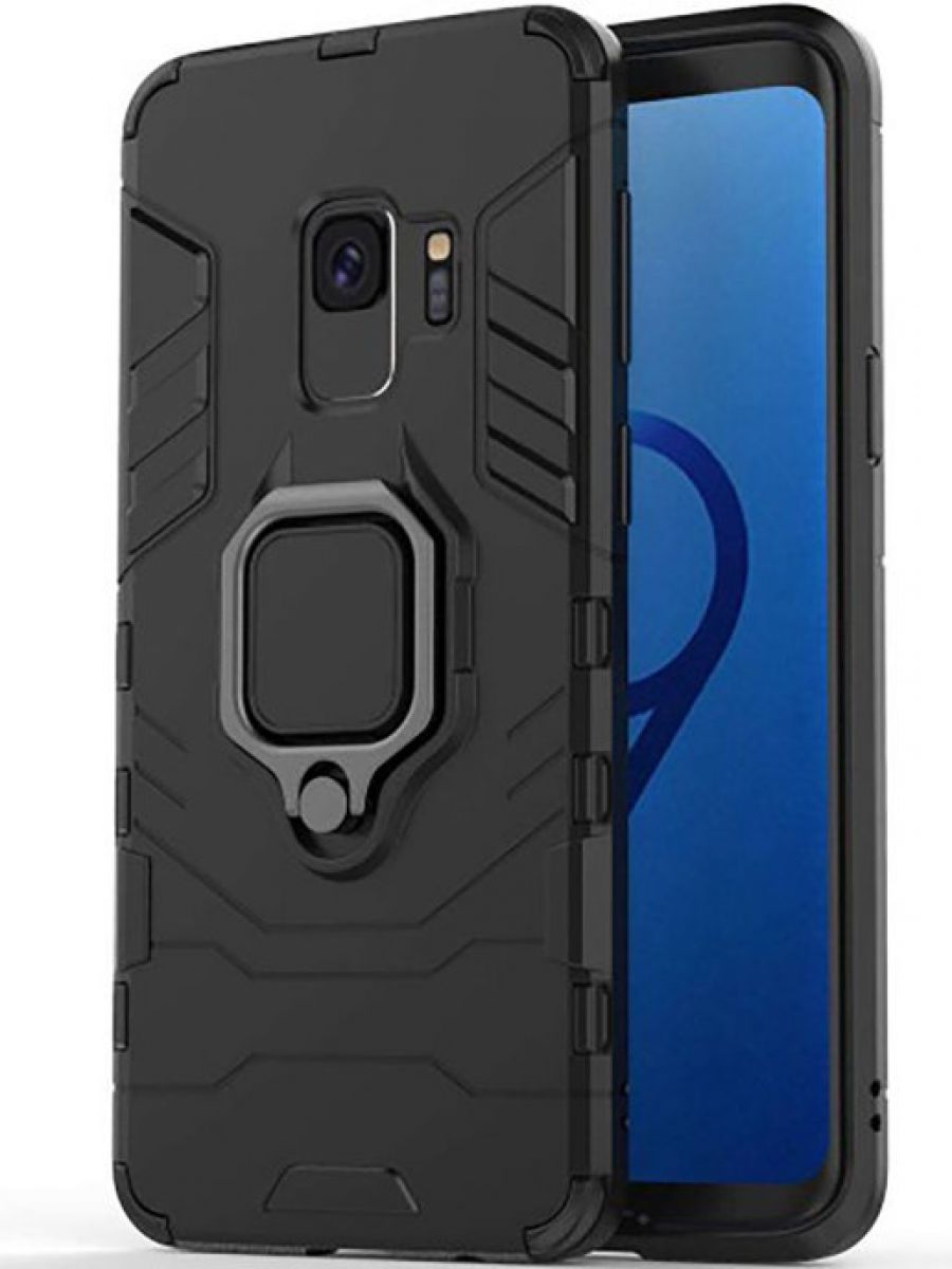 

Чехол Ring для смартфона Samsung Galaxy S9 черный