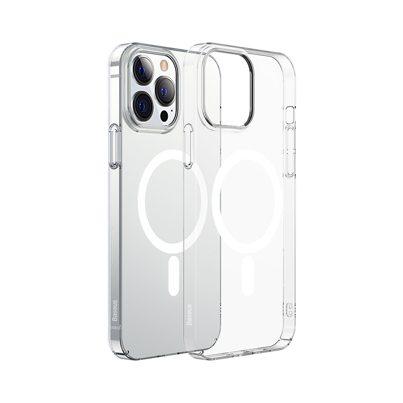 

Чехол Bases Crystal Magnetic для iPhone 13 Pro 6.1, прозрачный, + набор для чистки, Crystal Magnetic