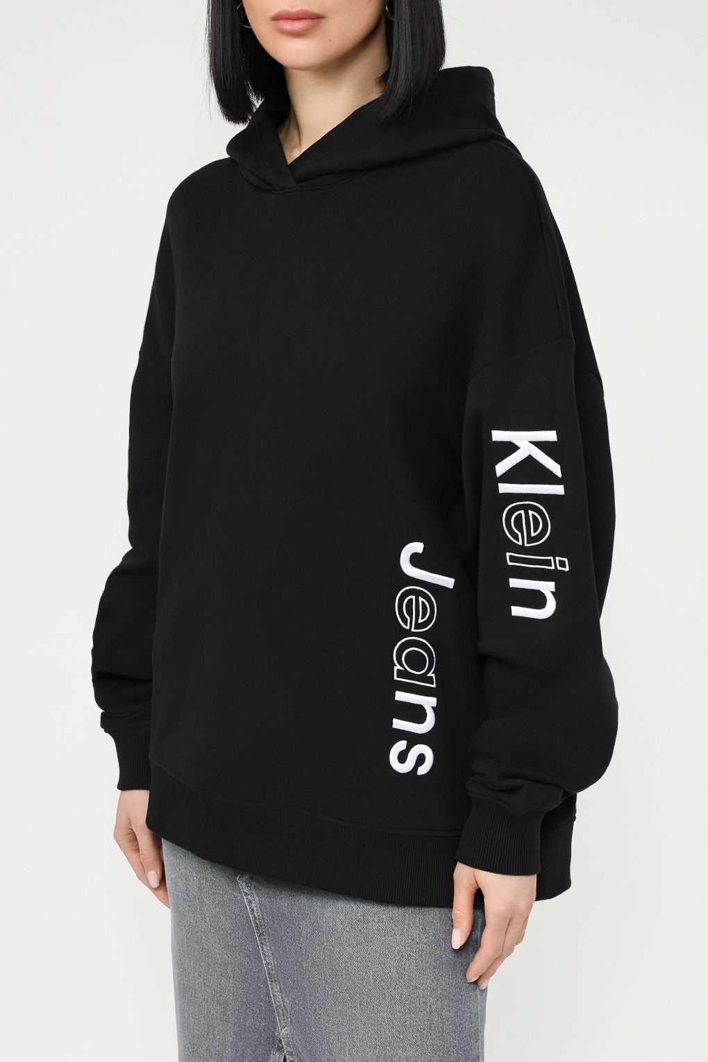 

Худи женское Calvin Klein Jeans J20J223083 черное S, Черный, J20J223083