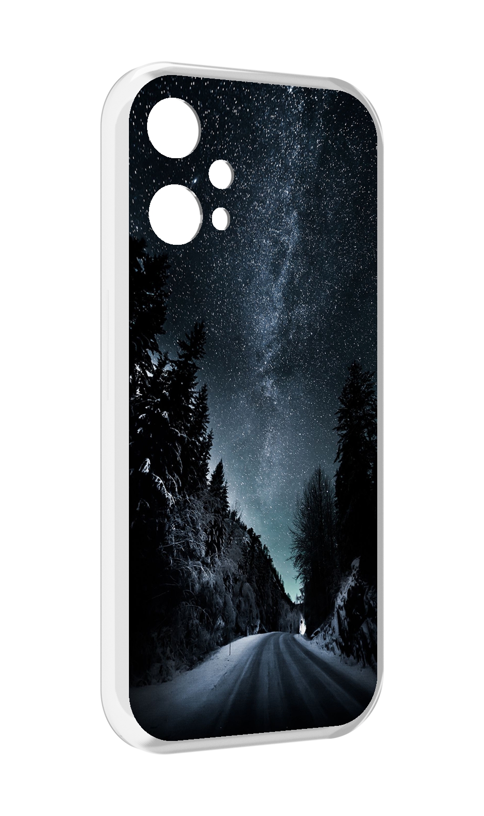 

Чехол MyPads Ночной-лес для OnePlus Nord CE 2 Lite 5G, Прозрачный, Tocco