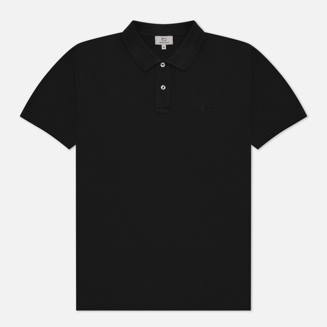 

Мужское поло Woolrich Mackinack чёрный, Размер S, Черный, Mackinack