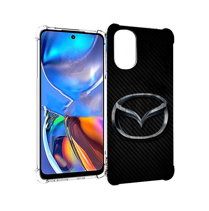 

Чехол MyPads mazda мазда 1 женский для Motorola Moto E32, Прозрачный, Tocco