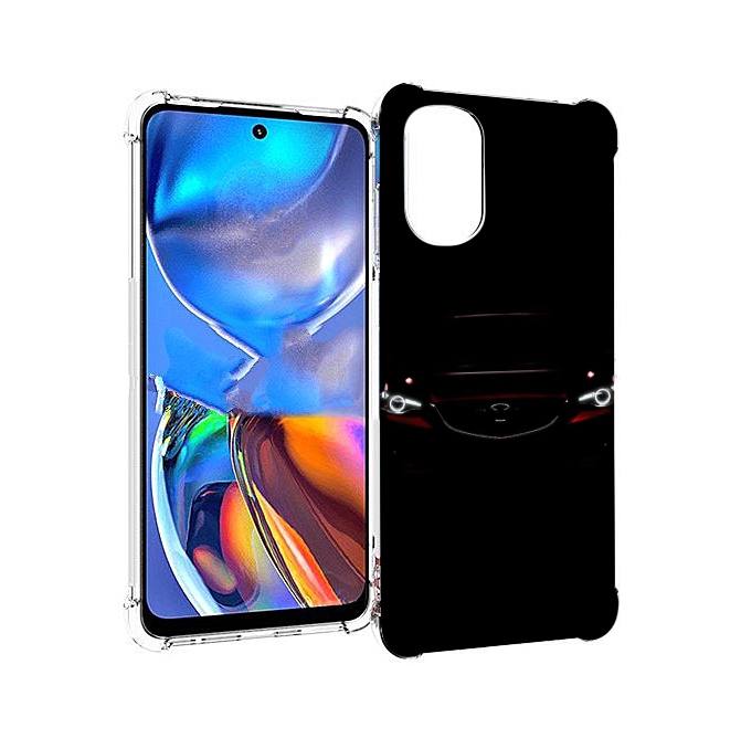 

Чехол MyPads mazda мазда 2 мужской для Motorola Moto E32, Прозрачный, Tocco