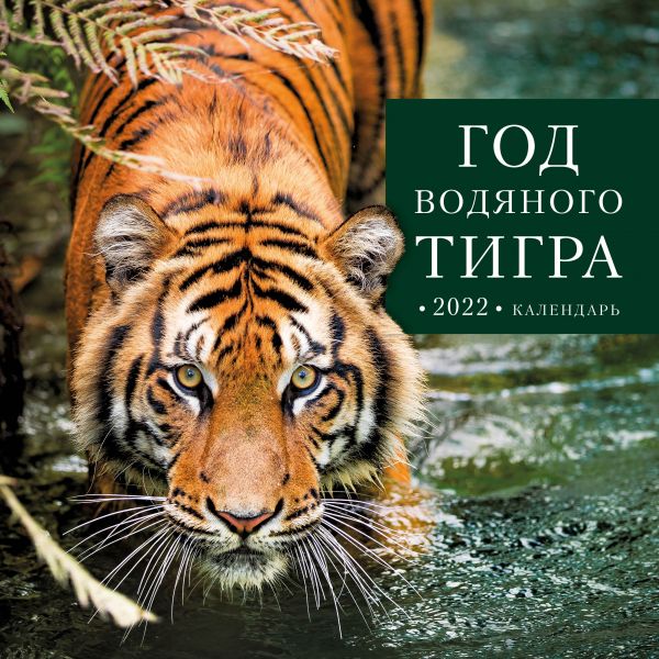 

Календарь Эксмо 5969002 Год водяного тигра настенный 2022 год 30х30 см