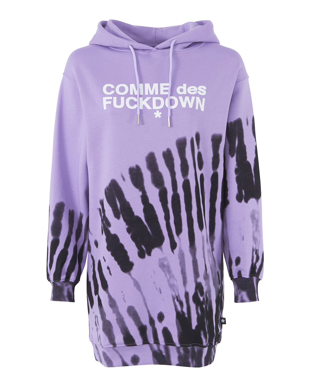 

Худи COMME des FUCKDOWN CDFD1959 xs фиолетовый+принт, CDFD1959