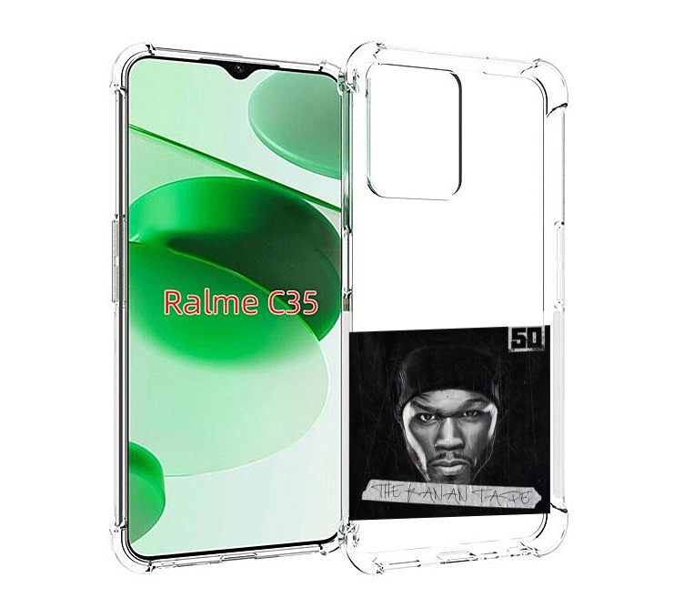 

Чехол MyPads 50 Cent - The Kanan Tape для Realme C35 / Narzo 50A Prime, Прозрачный, Tocco