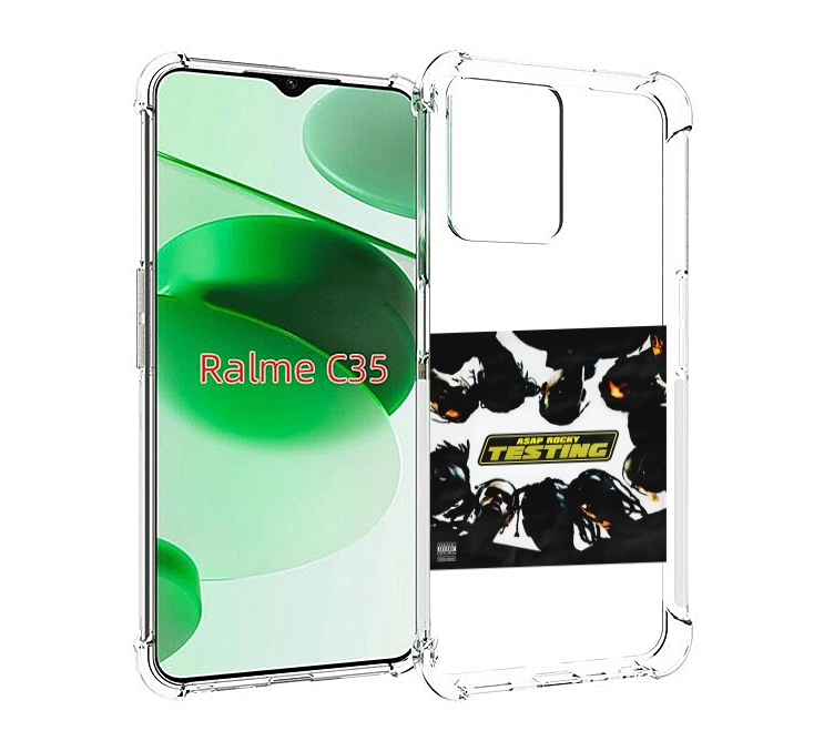 

Чехол MyPads ASAP Rocky - TESTING для Realme C35 / Narzo 50A Prime, Прозрачный, Tocco