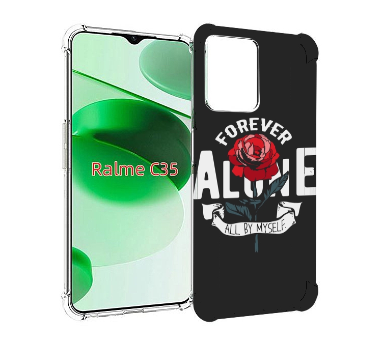 

Чехол MyPads Alone для Realme C35 / Narzo 50A Prime, Прозрачный, Tocco