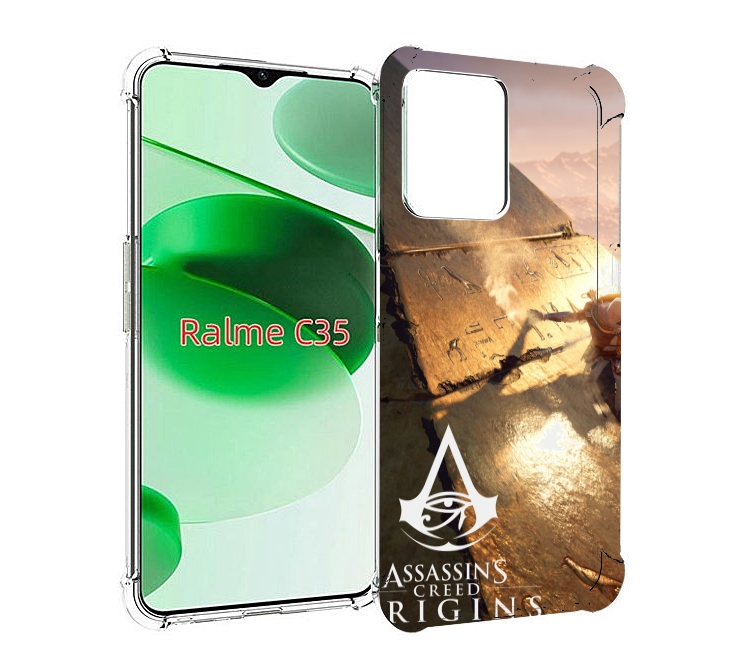 

Чехол MyPads Assassin's Creed Origins для Realme C35 / Narzo 50A Prime, Прозрачный, Tocco