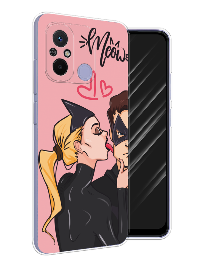 

Чехол Awog на Redmi 12C "Kiss of Cat Woman", Розовый;черный;бежевый, 317550-1