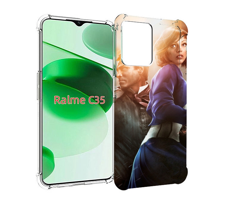 

Чехол MyPads Bioshock Infinite для Realme C35 / Narzo 50A Prime, Прозрачный, Tocco