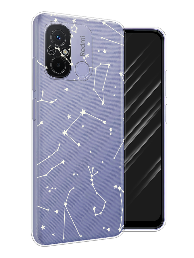 

Чехол Awog на Redmi 12C "Созвездия", Прозрачный;серый;бежевый, 317550-1