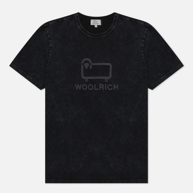 

Мужская футболка Woolrich Macro Logo чёрный, Размер L, Macro Logo
