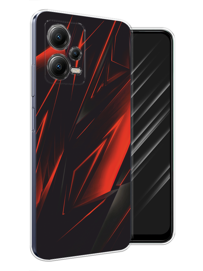 

Чехол Awog на Poco X5 5G "Игровой фон", Бордовый;красный;черный, 317950-1