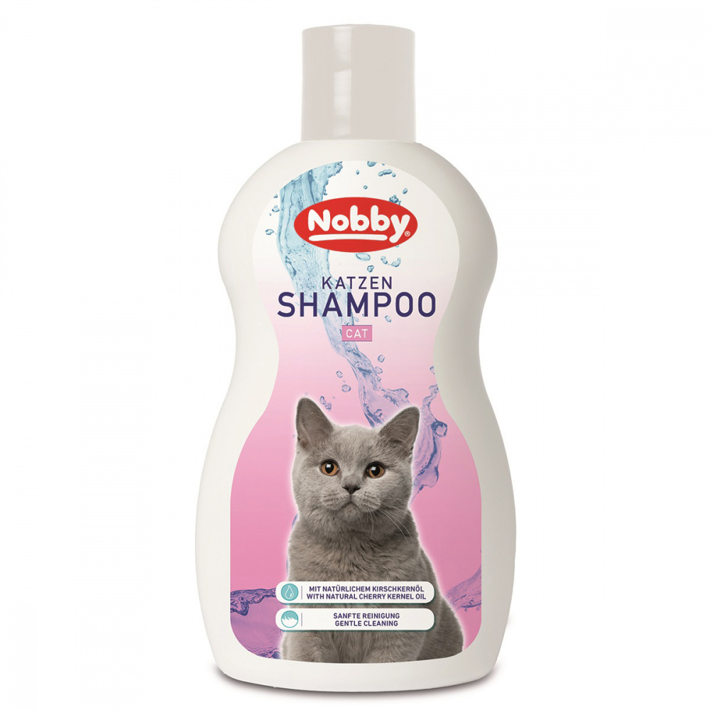Шампунь для кошек Nobby для устранения неприятного запаха, с маслом косточек вишни, 300 мл