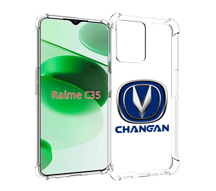 

Чехол MyPads Changan мужской для Realme C35 / Narzo 50A Prime, Прозрачный, Tocco