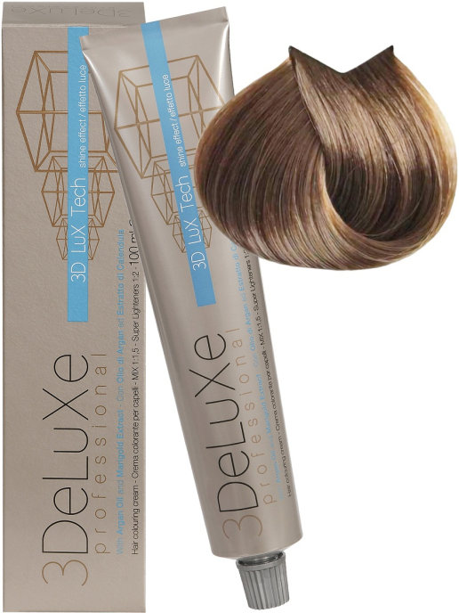Крем-краска для волос 3DELUXE Professional, 9.00 Насыщенный очень светлый блондин, 100 мл