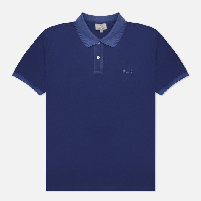 

Мужское поло Woolrich Mackinack синий, Размер XL, Mackinack