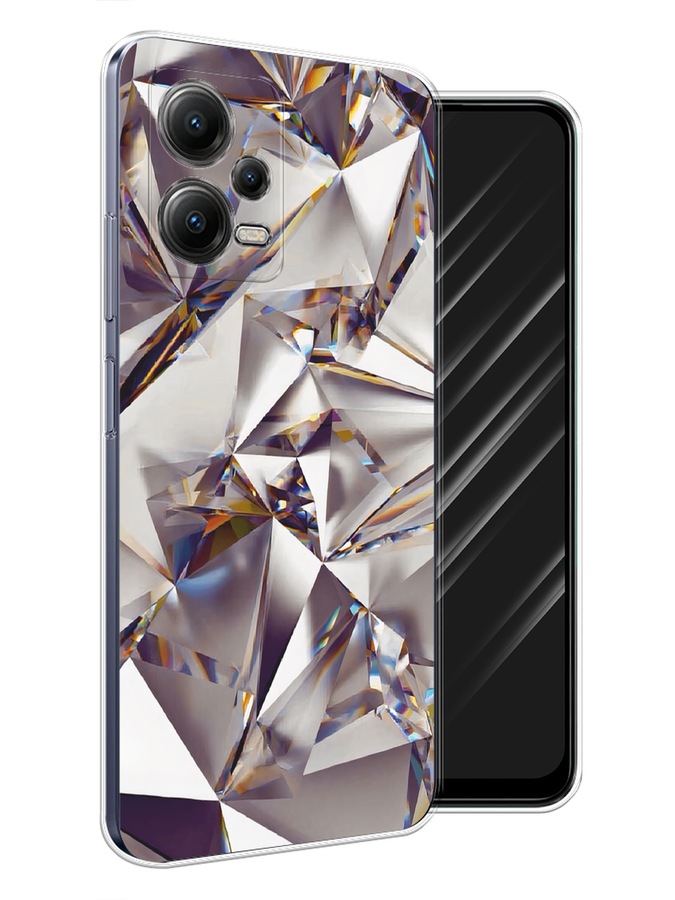 

Чехол Awog на Xiaomi Poco X5 5G "Бриллианты", Серебристый;бежевый, 317950-1