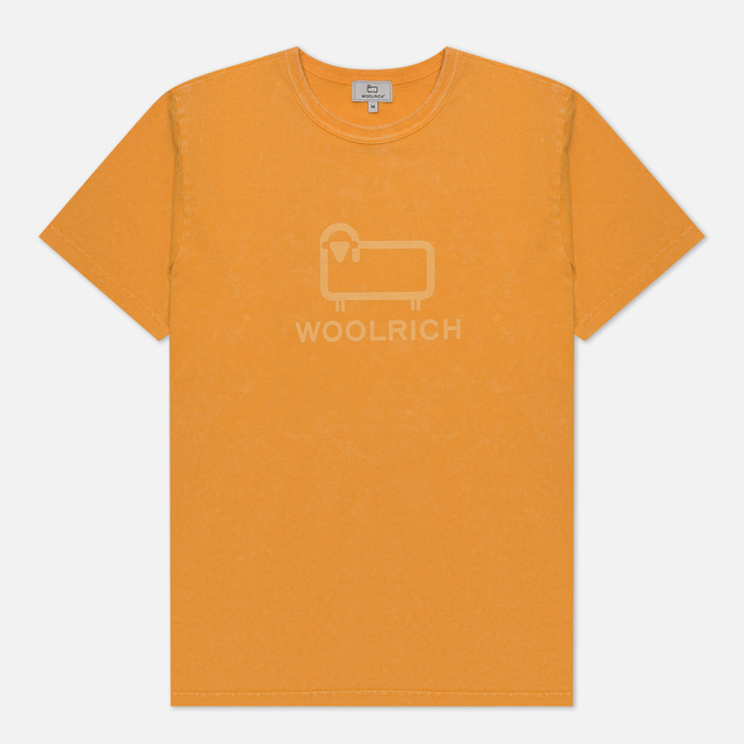 

Мужская футболка Woolrich Macro Logo жёлтый, Размер L, Желтый, Macro Logo